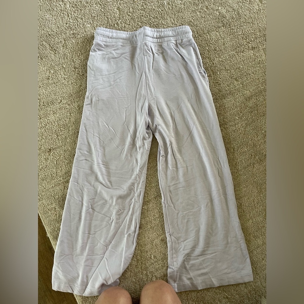 NWT Sundry Crop Lounge Pants Lavender XS - Picture 4 of 4